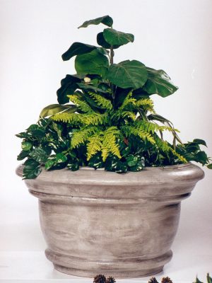 Pot à fleurs rond