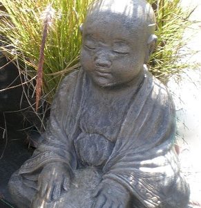 Statue de jardin Bouddha Tambour