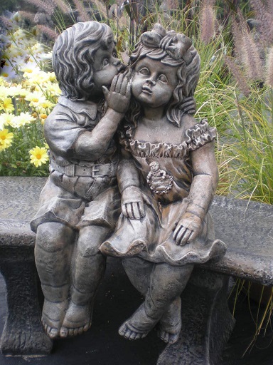 Statue de jardin Dephnee et Theo