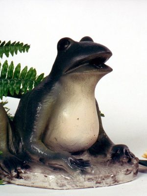 Statue de jardin grenouille avec jet